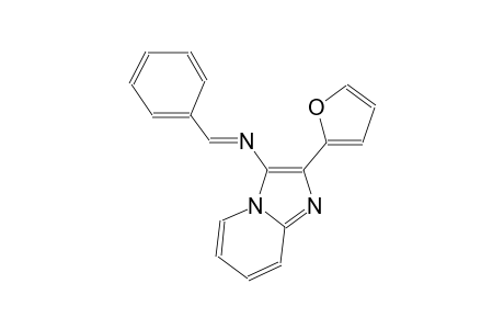 imidazo[1,2-a]pyridin-3-amine, 2-(2-furanyl)-N-[(E)-phenylmethylidene]-