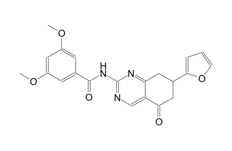 N-[7-(2-furyl)-5-oxo-5,6,7,8-tetrahydro-2-quinazolinyl]-3,5-dimethoxybenzamide
