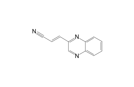 (E)-3-(Quinoxalin-2'-yl)-prop-2-ene-nitrile