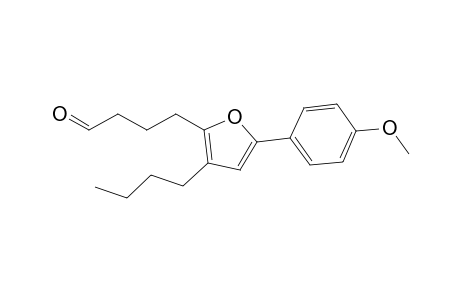 4-(3-Butyl-5-(4-methoxyphenyl)furan-2-yl)butanal