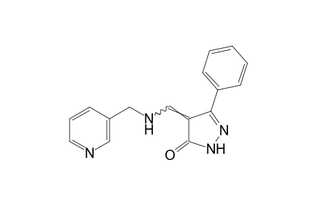 3-phenyl-4-{{[(3-pyridyl)methyl]amino}methylene}-2-pyrazolin-5-one