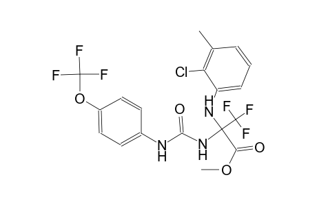 alanine, N-(2-chloro-3-methylphenyl)-3,3,3-trifluoro-2-[[[[4-(trifluoromethoxy)phenyl]amino]carbonyl]amino]-, methyl ester