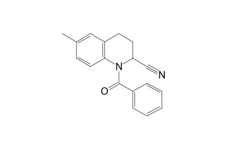 1-benzoyl-6-methyl-1,2,3,4-tetrahydroquinaldonitrile
