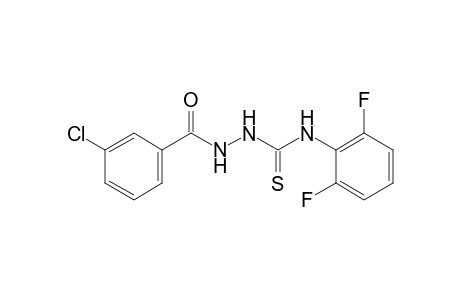 4-(2,6-difluorophenyl)-1-[(3-chlorophenyl)carbonyl]thiosemicarbazide