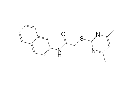 2-[(4,6-dimethyl-2-pyrimidinyl)sulfanyl]-N-(2-naphthyl)acetamide