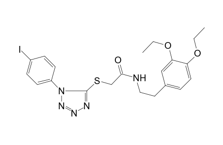 N-[2-(3,4-diethoxyphenyl)ethyl]-2-[1-(4-iodophenyl)tetrazol-5-yl]sulfanyl-acetamide