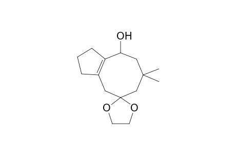 Spiro[bicyclo[6.3.0]undec-1(8)-en-7-ol-3,2'-(1',3'-dioxolane)], 5,5-dimethyl-