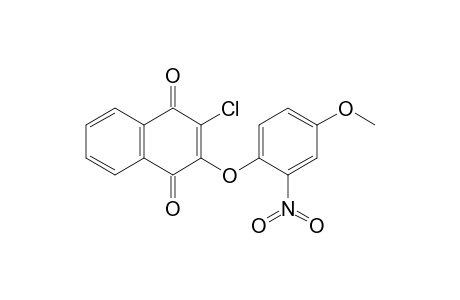 2-Chloro-3-(4'-methoxy-2'-nitrophenoxy)-1,4-naphthoquinone