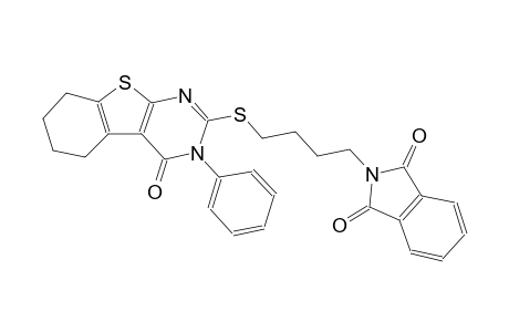 1H-isoindole-1,3(2H)-dione, 2-[4-[(3,4,5,6,7,8-hexahydro-4-oxo-3-phenylbenzo[4,5]thieno[2,3-d]pyrimidin-2-yl)thio]butyl]-
