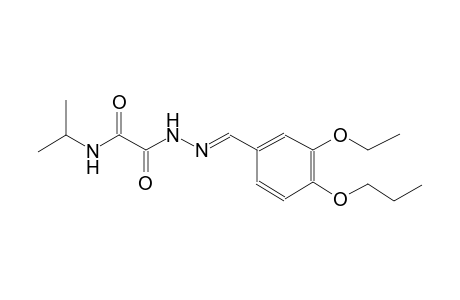 acetic acid, [(1-methylethyl)amino]oxo-, 2-[(E)-(3-ethoxy-4-propoxyphenyl)methylidene]hydrazide