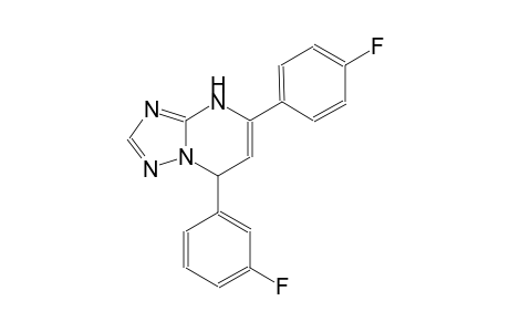 7-(3-fluorophenyl)-5-(4-fluorophenyl)-4,7-dihydro[1,2,4]triazolo[1,5-a]pyrimidine
