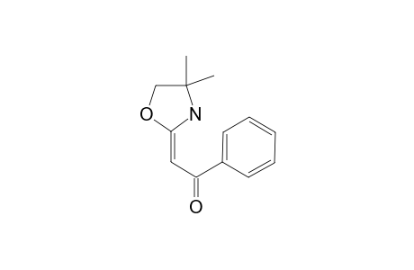 (2E)-2-(4,4-dimethyl-1,3-oxazolidin-2-ylidene)-1-phenylethanone