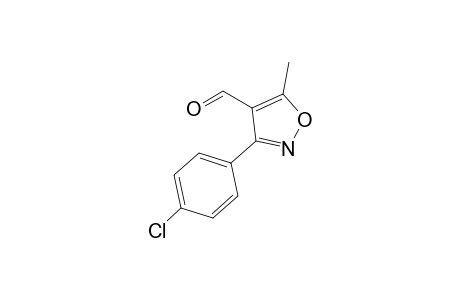 3-(4-chlorophenyl)-5-methyl-1,2-oxazole-4-carbaldehyde