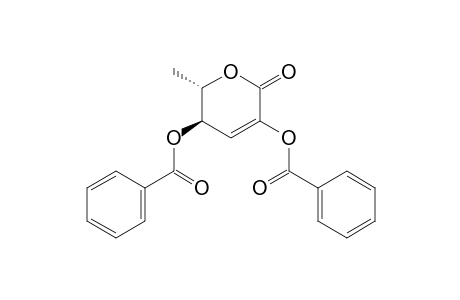 benzoic acid [(2S,3R)-5-(benzoyloxy)-6-keto-2-methyl-2,3-dihydropyran-3-yl] ester