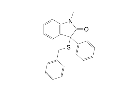 3-(Benzylthio)-1-methyl-3-phenylindolin-2-one