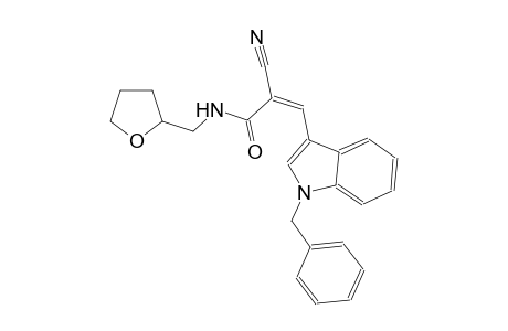 2-propenamide, 2-cyano-3-[1-(phenylmethyl)-1H-indol-3-yl]-N-[(tetrahydro-2-furanyl)methyl]-, (2Z)-