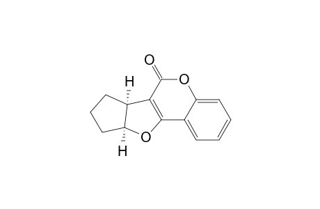 6H,7H-Cyclopenta[4,5]furo[3,2-c][1]benzopyran-6-one, 6b,8,9,9a-tetrahydro-, cis-(.+-.)-