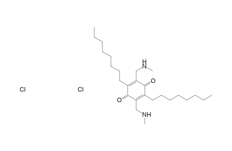 2,5-Bis((methylamino)methyl)-3,6-dioctylcyclohexa-2,5-diene-1,4-dione dihydrochloride
