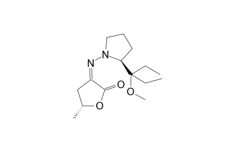 (S,R)-(+)-N-[2-(1-Ethyl-1-methoxypropyl)pyrrolidine]-3-imino-5-methyldihydro-2-furanone