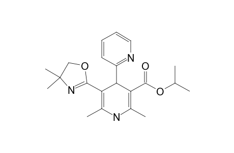 ISOPROPYL-1,4-DIHYDRO-2,6-DIMETHYL-4-(2-PYRIDINYL)-5-[2-(4,5-DIHYDRO-4,4-DIMETHYLOXAZOLIN-2-YL)]-3-PYRIDINECARBOXYLATE
