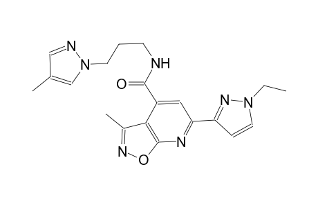 isoxazolo[5,4-b]pyridine-4-carboxamide, 6-(1-ethyl-1H-pyrazol-3-yl)-3-methyl-N-[3-(4-methyl-1H-pyrazol-1-yl)propyl]-