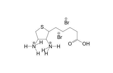 3,4-thiophenediaminium, 2-(4-carboxybutyl)tetrahydro-, dibromide, (2R,3R,4S)-