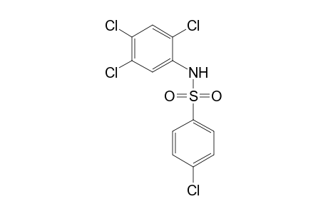 4-Chloro-N-(2,4,5-trichlorophenyl)benzenesulfonamide