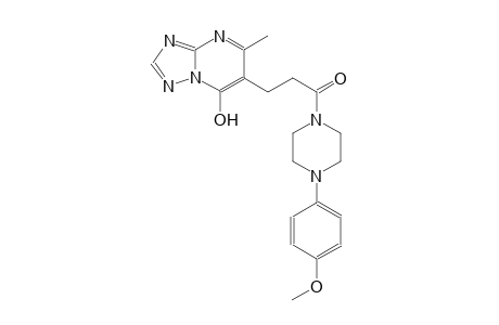 [1,2,4]triazolo[1,5-a]pyrimidin-7-ol, 6-[3-[4-(4-methoxyphenyl)-1-piperazinyl]-3-oxopropyl]-5-methyl-