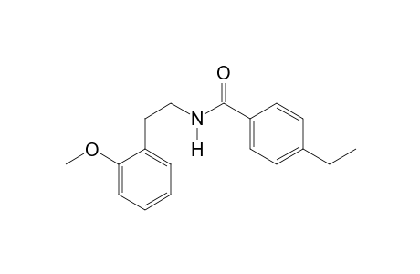 4-Ethyl-N-[2-(2-methoxyphenyl)ethyl]benzamide