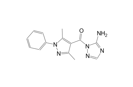 1-[(3,5-dimethyl-1-phenyl-1H-pyrazol-4-yl)carbonyl]-1H-1,2,4-triazol-5-amine