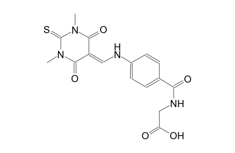 acetic acid, [[4-[[(tetrahydro-1,3-dimethyl-4,6-dioxo-2-thioxo-5(2H)-pyrimidinylidene)methyl]amino]benzoyl]amino]-