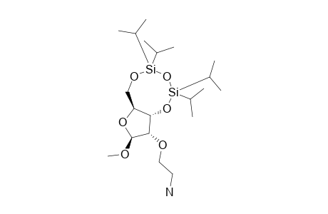 METHYL-2-O-(2-AMINOETHYL)-3,5-O-(1,1,3,3-TETRAISOPROPYLDISILOXANE-1,3-DIYL)-BETA-D-RIBOFURANOSIDE