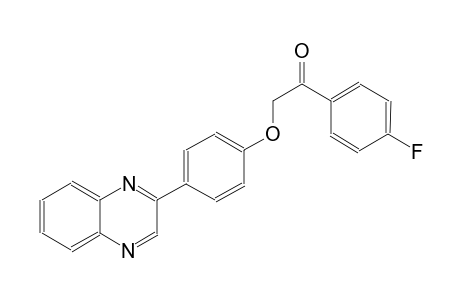 1-(4-fluorophenyl)-2-[4-(2-quinoxalinyl)phenoxy]ethanone