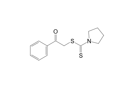 1-pyrrolidinecarbodithioic acid, phenacyl ester