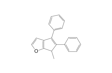 6-Methyl-4,5-diphenyl-6H-cyclopenta[B]furan