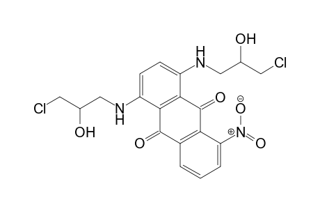 9,10-Anthracenedione, 1,4-bis[(3-chloro-2-hydroxypropyl)amino]-5-nitro-