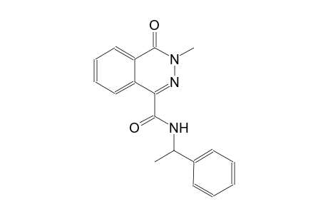 3-methyl-4-oxo-N-(1-phenylethyl)-3,4-dihydro-1-phthalazinecarboxamide