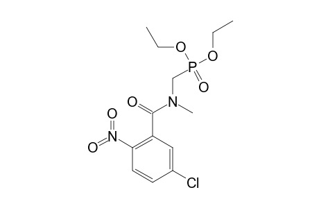 DIETHYL-[(5-CHLORO-N-METHYL-2-NITROBENZAMIDO)-METHYL]-PHOSPHONATE;MAJOR-ISOMER