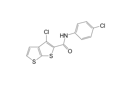 4-chloro-N-(4-chlorophenyl)thieno[2,3-b]thiophene-5-carboxamide