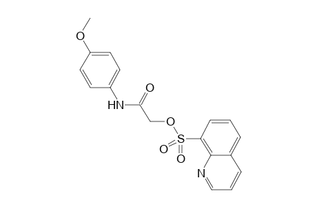 8-Quinolinesulfonyl-2-oxo-[(4-methoxyphenyl)amino]ethyl ester