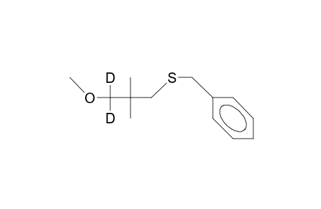 3-Benzylthio-1,1-dideuterio-2,2-dimethyl-propyl methyl ether