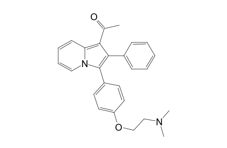 1-[3-[4-(2-dimethylaminoethyloxy)phenyl]-2-phenyl-indolizin-1-yl]ethanone