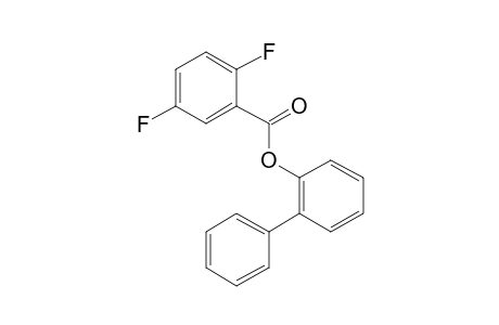 2,5-Difluorobenzoic acid, 2-biphenyl ester