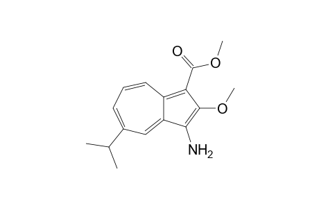 Methyl 5-isopropyl-2-methoxy-3-aminoazulene-1-carboxylate