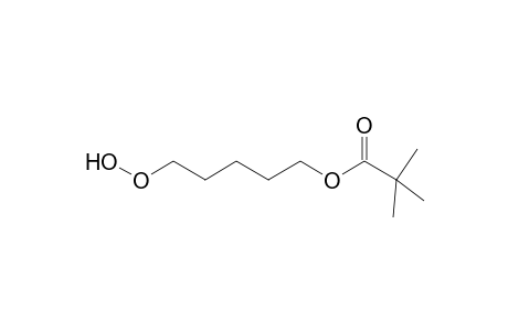2,2-Dimethylpropanoic acid 5-hydroperoxypentyl ester