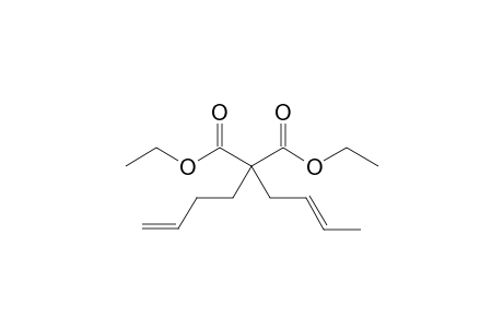 2-[(E)-but-2-enyl]-2-but-3-enyl-malonic acid diethyl ester