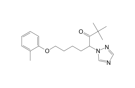 3-Octanone, 2,2-dimethyl-8-(2-methylphenoxy)-4-(1H-1,2,4-triazol-1-yl)-