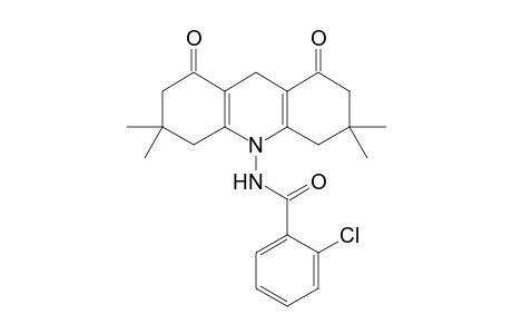 10-[(2'-Chlorobenzoyl)amino]-3,3,6,6-tetramethyl-3,4,6,7,9,10-hexahydro-1,8(2H,5H)-acridinedione