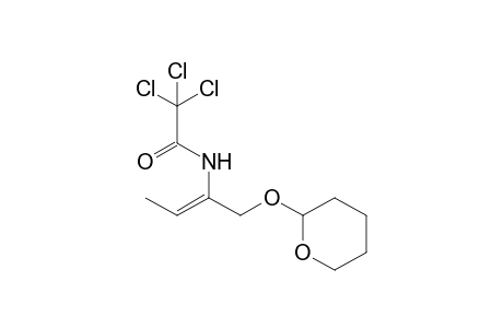 2,2,2-trichloro-N-[(Z)-1-(tetrahydropyran-2-yloxymethyl)prop-1-enyl]acetamide