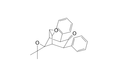 3',3'-Dimethyl-6,8-diphenylspiro[3-oxatricyclo[3.3.1.0(2,4)]nonan-9,2'-oxirane]-7-one